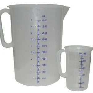 Caraffa graduata in plastica - 5 l