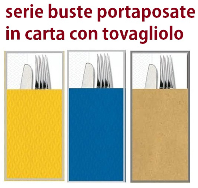 Portaposate Con Tovaglioli Di Carta.Serie Buste Portaposate 736999 Novalberghiera